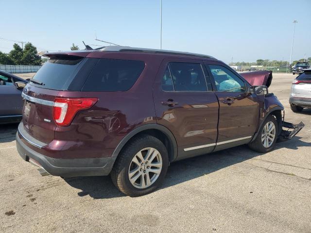 1FM5K8DH2JGB16318 - 2018 FORD EXPLORER XLT Tünd qırmızı foto 3