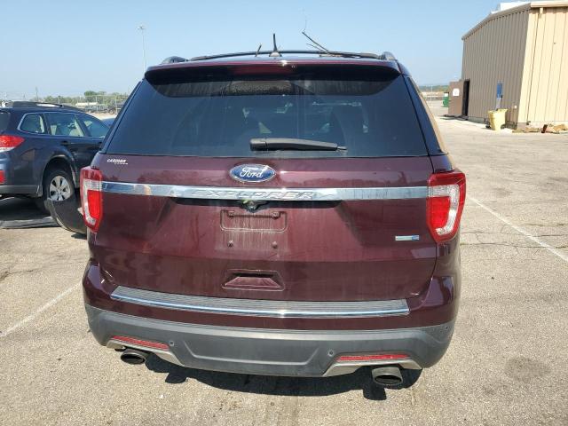 1FM5K8DH2JGB16318 - 2018 FORD EXPLORER XLT Tünd qırmızı foto 6