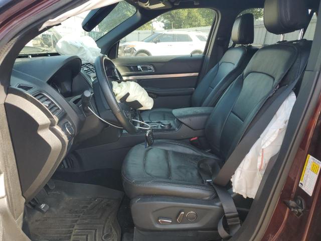 1FM5K8DH2JGB16318 - 2018 FORD EXPLORER XLT Tünd qırmızı foto 7