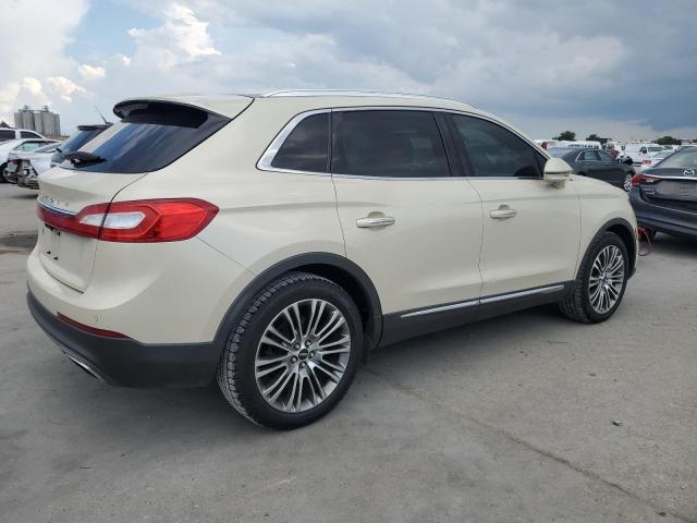 2LMTJ6LR7GBL51228 - 2016 LINCOLN MKX RESERVE BEIGE photo 3