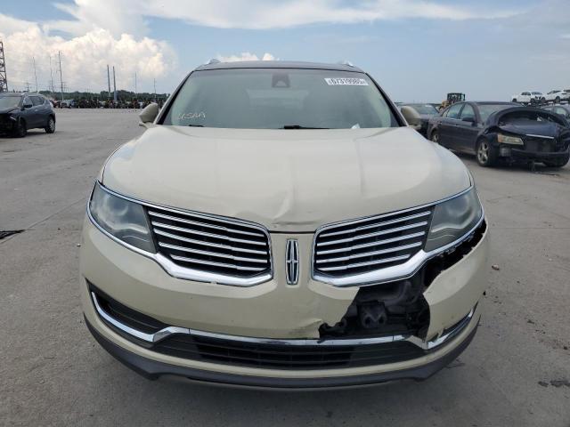 2LMTJ6LR7GBL51228 - 2016 LINCOLN MKX RESERVE BEIGE photo 5