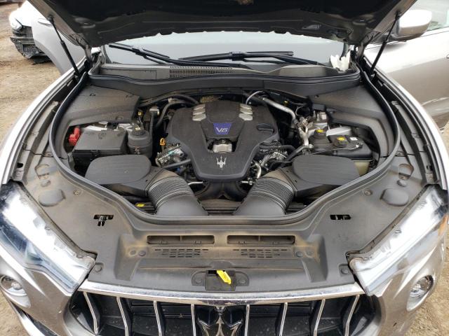 ZN661YULXHX239356 - 2017 MASERATI LEVANTE S LUXURY GRAY photo 11