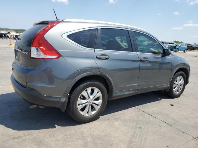 5J6RM4H79EL058693 - 2014 HONDA CR-V EXL GRAY photo 3