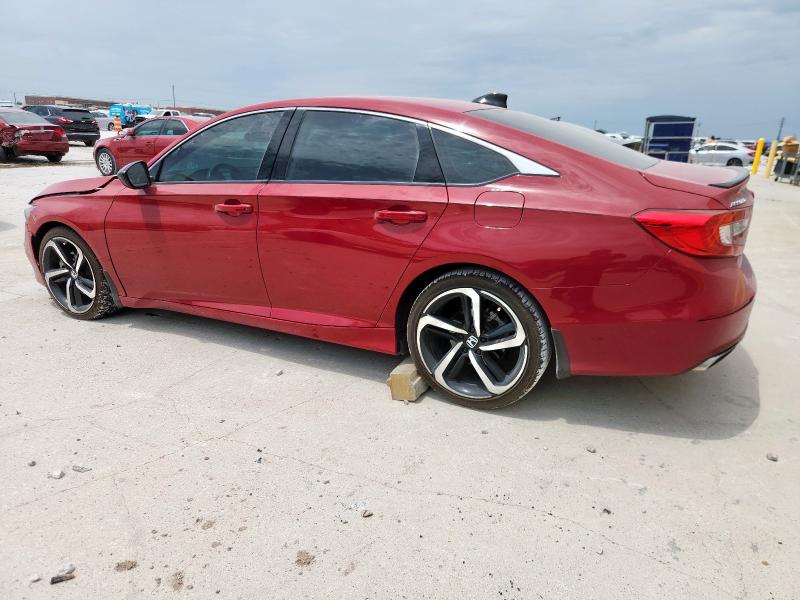 1HGCV1F33MA082068 - 2021 HONDA ACCORD SPORT 红色 照片 2