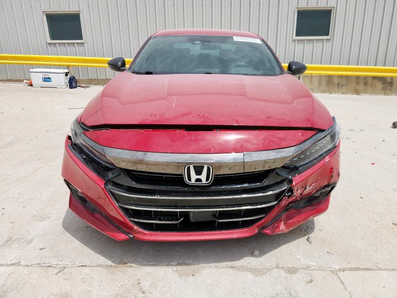 1HGCV1F33MA082068 - 2021 HONDA ACCORD SPORT 红色 照片 5