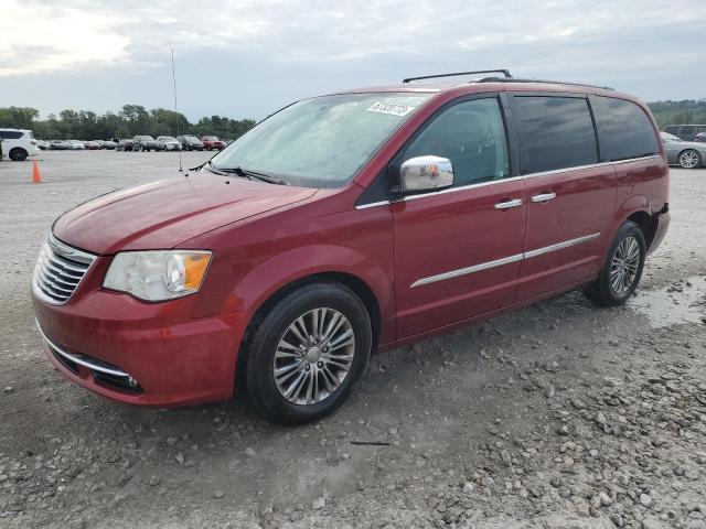 2C4RC1CG5DR565045 - 2013 CHRYSLER TOWN & COU TOURING L MAROON photo 1