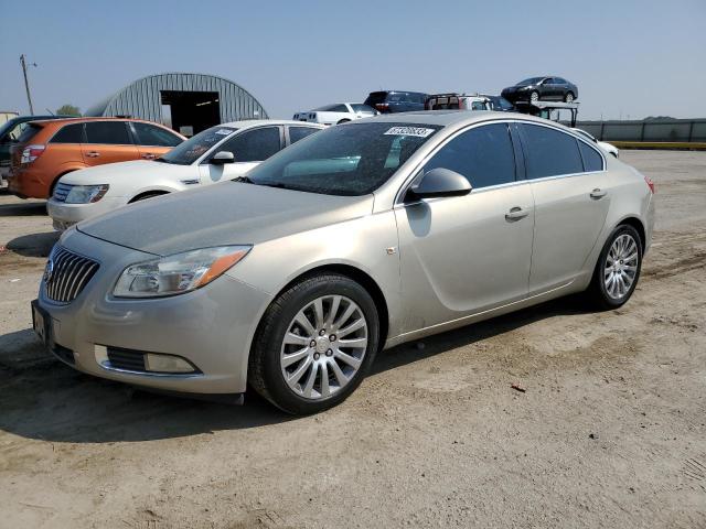 W04GT5GCXB1002090 - 2011 BUICK REGAL CXL BEIGE photo 1