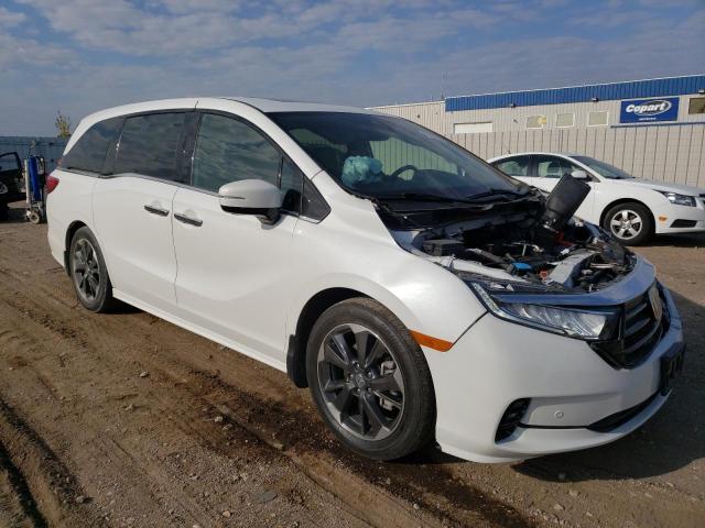 5FNRL6H94MB000322 - 2021 HONDA ODYSSEY ELITE Biały zdjęcie 4