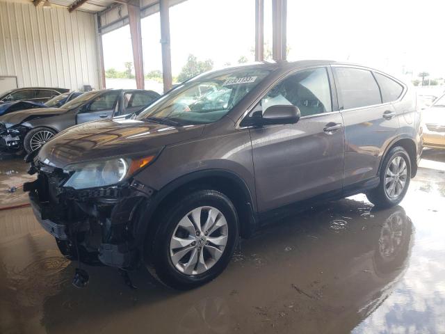 3CZRM3H5XDG707390 - 2013 HONDA CR-V EX GRAY photo 1