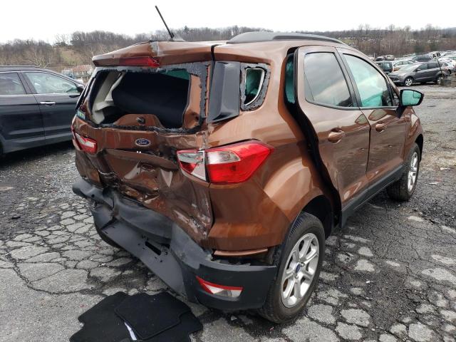 MAJ6S3GL3KC294734 - 2019 FORD ECOSPORT SE Marrón foto 4