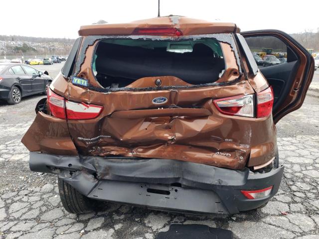 MAJ6S3GL3KC294734 - 2019 FORD ECOSPORT SE Marrón foto 9