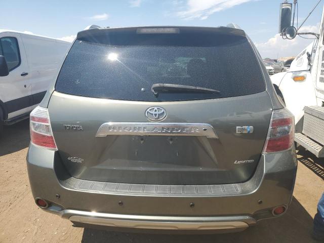 JTEEW44A592028968 - 2009 TOYOTA HIGHLANDER HYBRID LIMITED GREEN photo 6