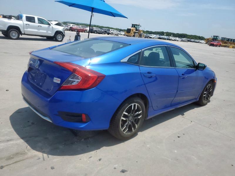 19XFC2F66KE036908 - 2019 HONDA CIVIC LX 蓝色 照片 3