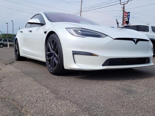 5YJSA1E56NF472017 - 2022 TESLA MODEL S 白色 照片 1