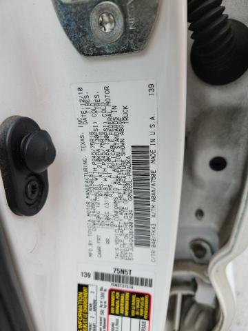 5TFJU4GN3BX007424 - 2011 TOYOTA TACOMA DOUBLE CAB PRERUNNER WHITE photo 12