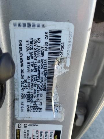 1NXBR32E46Z683388 - 2006 TOYOTA COROLLA CE Gümüş foto 12