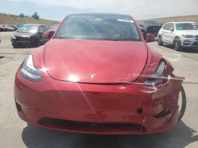 5YJYGAEE3MF146313 - 2021 TESLA MODEL Y RED photo 5