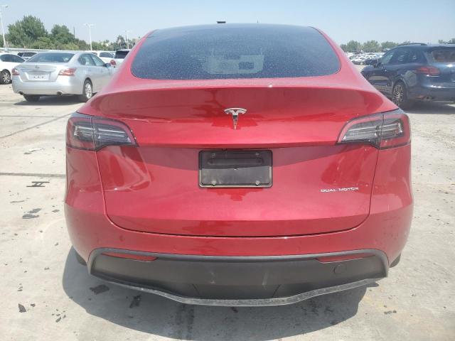 5YJYGAEE3MF146313 - 2021 TESLA MODEL Y RED photo 6