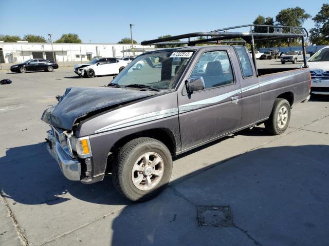 1N6SD16SXTC325265 - 1996 NISSAN TRUCK KING CAB SE GRAY photo 1