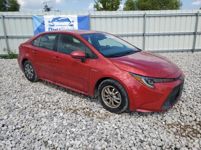 JTDEAMDE2MJ014756 - 2021 TOYOTA COROLLA LE RED photo 4