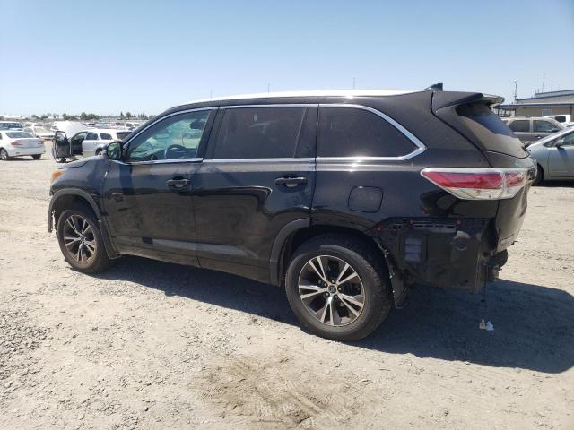 5TDJKRFH7GS262783 - 2016 TOYOTA HIGHLANDER XLE BLACK photo 2