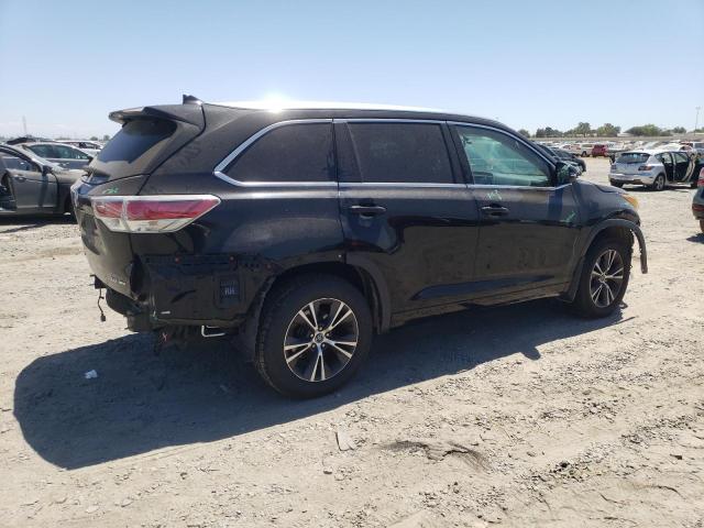 5TDJKRFH7GS262783 - 2016 TOYOTA HIGHLANDER XLE BLACK photo 3