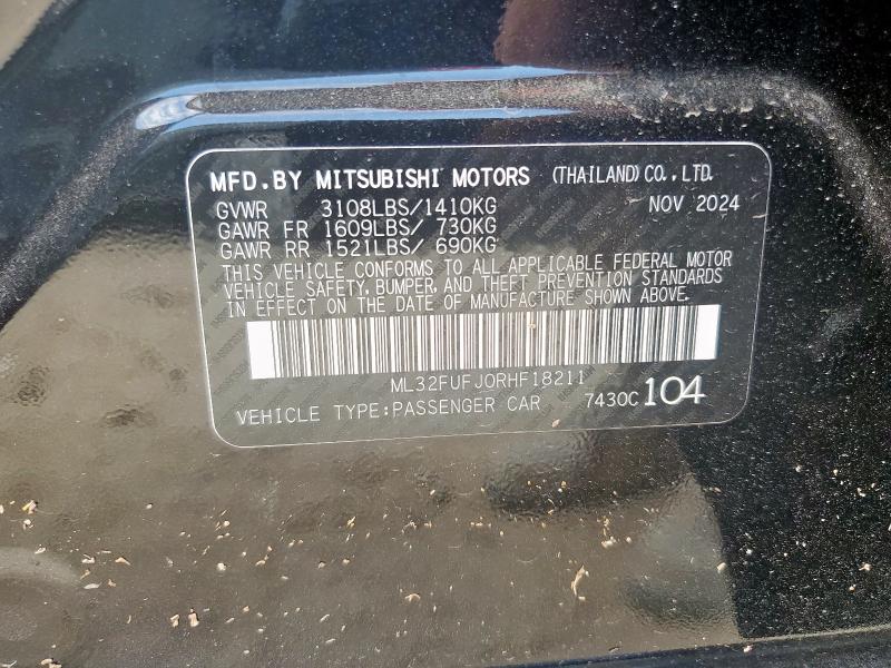 ML32FUFJ0RHF18211 - 2024 MITSUBISHI MIRAGE G4 ES 黑色 照片 12