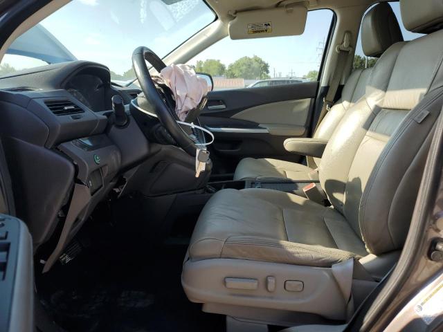 5J6RM4H78DL000007 - 2013 HONDA CR-V EXL BROWN photo 7