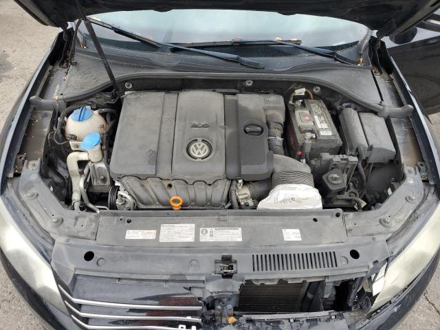 1VWBP7A33DC125341 - 2013 VOLKSWAGEN PASSAT SE BLACK photo 11
