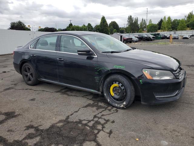 1VWBP7A33DC125341 - 2013 VOLKSWAGEN PASSAT SE BLACK photo 4