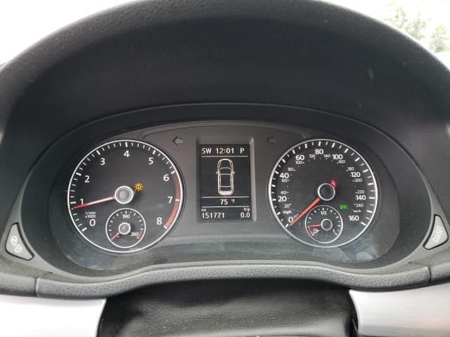 1VWBP7A33DC125341 - 2013 VOLKSWAGEN PASSAT SE BLACK photo 9