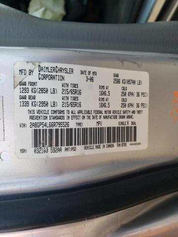 2A8GP54L66R795526 - 2006 CHRYSLER TOWN & COU TOURING 银色 照片 10