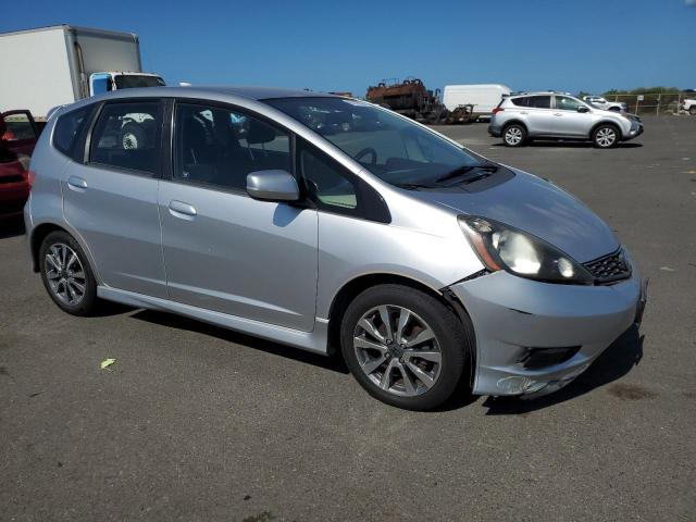 JHMGE8H53DC058914 - 2013 HONDA FIT SPORT SILVER photo 4