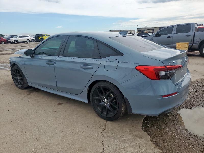 2HGFE2F58NH595341 - 2022 HONDA CIVIC SPORT GRAY photo 2