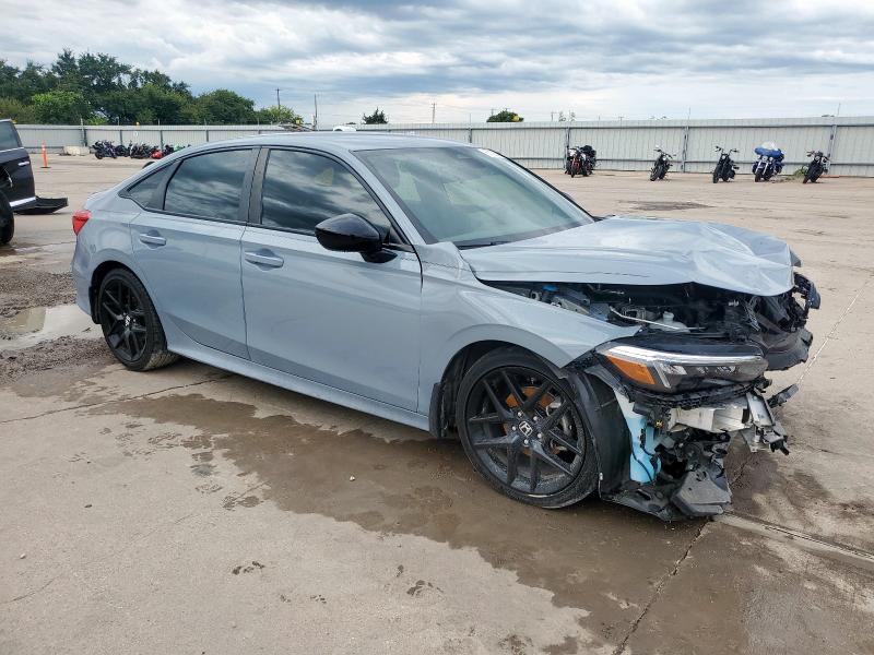 2HGFE2F58NH595341 - 2022 HONDA CIVIC SPORT GRAY photo 4