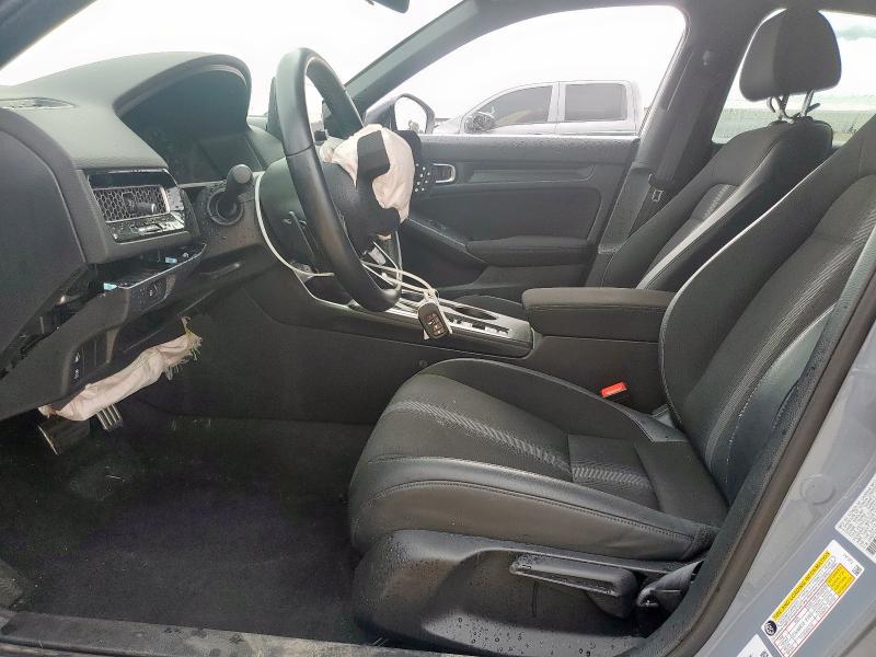 2HGFE2F58NH595341 - 2022 HONDA CIVIC SPORT GRAY photo 7