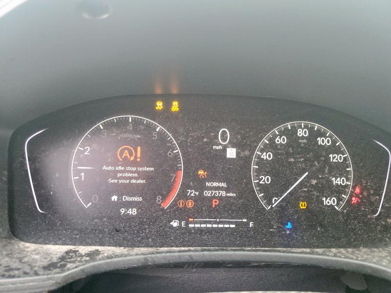 2HGFE2F58NH595341 - 2022 HONDA CIVIC SPORT GRAY photo 9