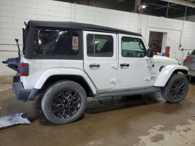 1C4JJXP68MW754321 - 2021 JEEP WRANGLER U SAHARA 4XE WHITE photo 3