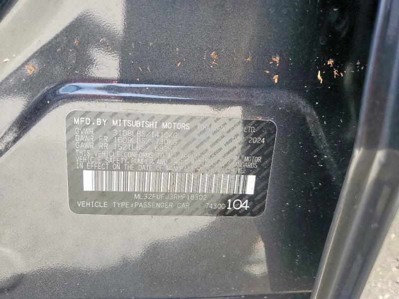 ML32FUFJ3RHF18302 - 2024 MITSUBISHI MIRAGE G4 ES Grafit foto 12