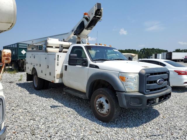 1FDUF4GYXCEB81825 - 2012 FORD F450 SUPER DUTY WHITE photo 4