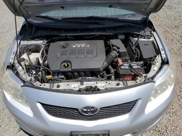 JTDBL40E299093292 - 2009 TOYOTA COROLLA BASE SILVER photo 11