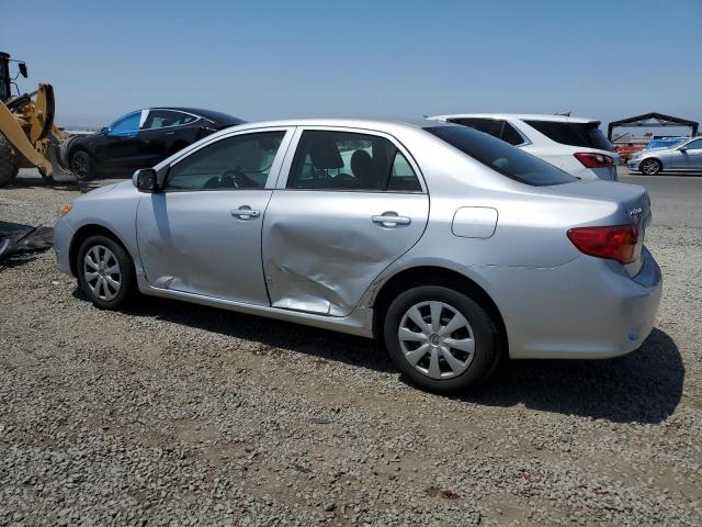 JTDBL40E299093292 - 2009 TOYOTA COROLLA BASE SILVER photo 2