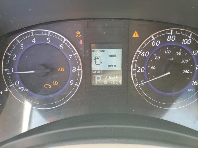 JN1AJ0HP4BM800821 - 2011 INFINITI EX35 BASE BLACK photo 9