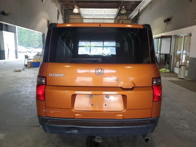 5J6YH28786L027876 - 2006 HONDA ELEMENT EX ORANGE photo 6