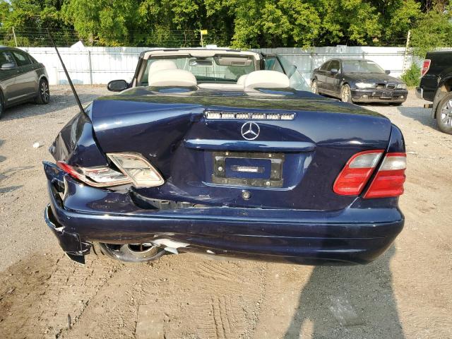 WDBLK70G43T143161 - 2003 MERCEDES-BENZ CLK 430 BLUE photo 6