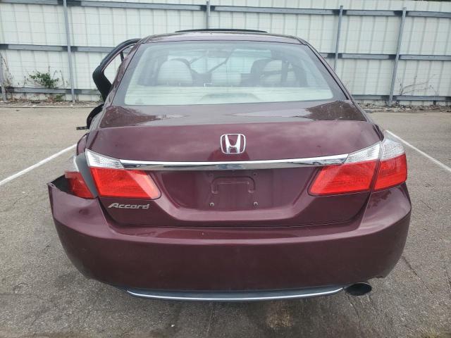 1HGCR2F7XEA185342 - 2014 HONDA ACCORD EX MAROON photo 6