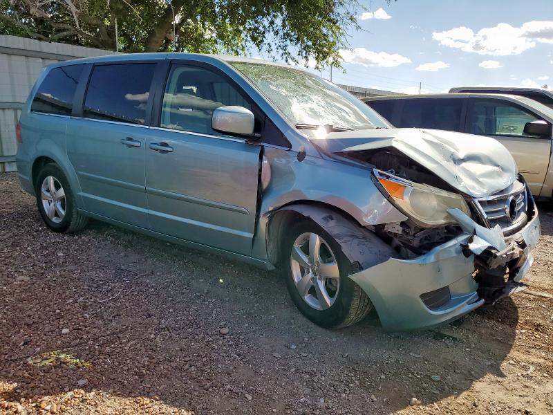 2V4RW3D12AR174238 - 2010 VOLKSWAGEN ROUTAN SE TEAL photo 4