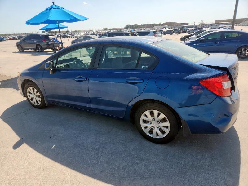 2HGFB2F5XCH581611 - 2012 HONDA CIVIC LX 蓝色 照片 2