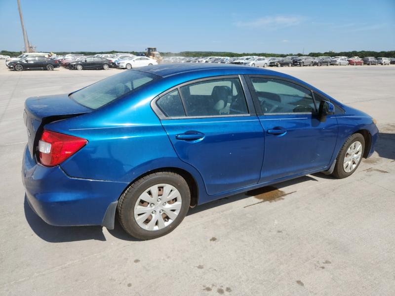 2HGFB2F5XCH581611 - 2012 HONDA CIVIC LX 蓝色 照片 3