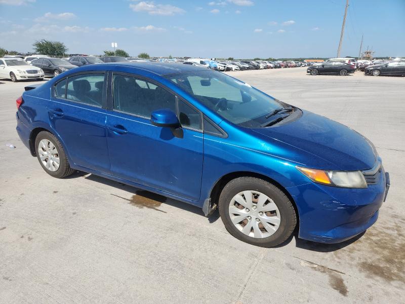 2HGFB2F5XCH581611 - 2012 HONDA CIVIC LX 蓝色 照片 4
